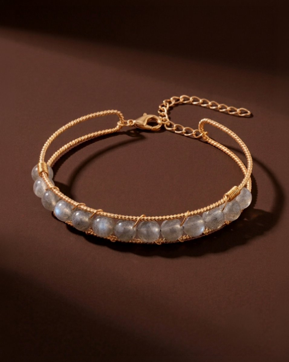 Beaded Labradorite Bracelet