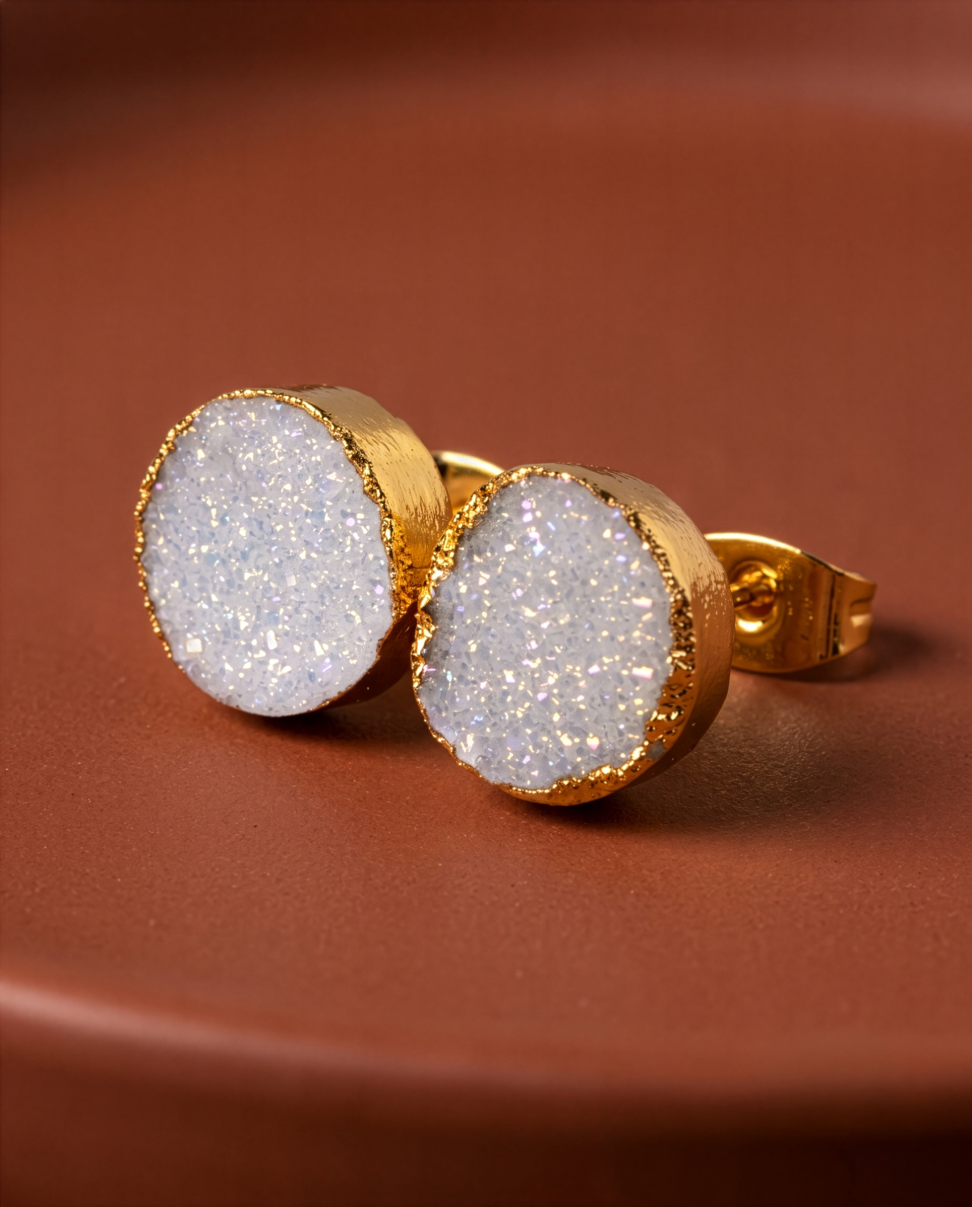 Aretes de Agata Druzy