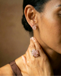 Anillo de Cuarzo Rosa