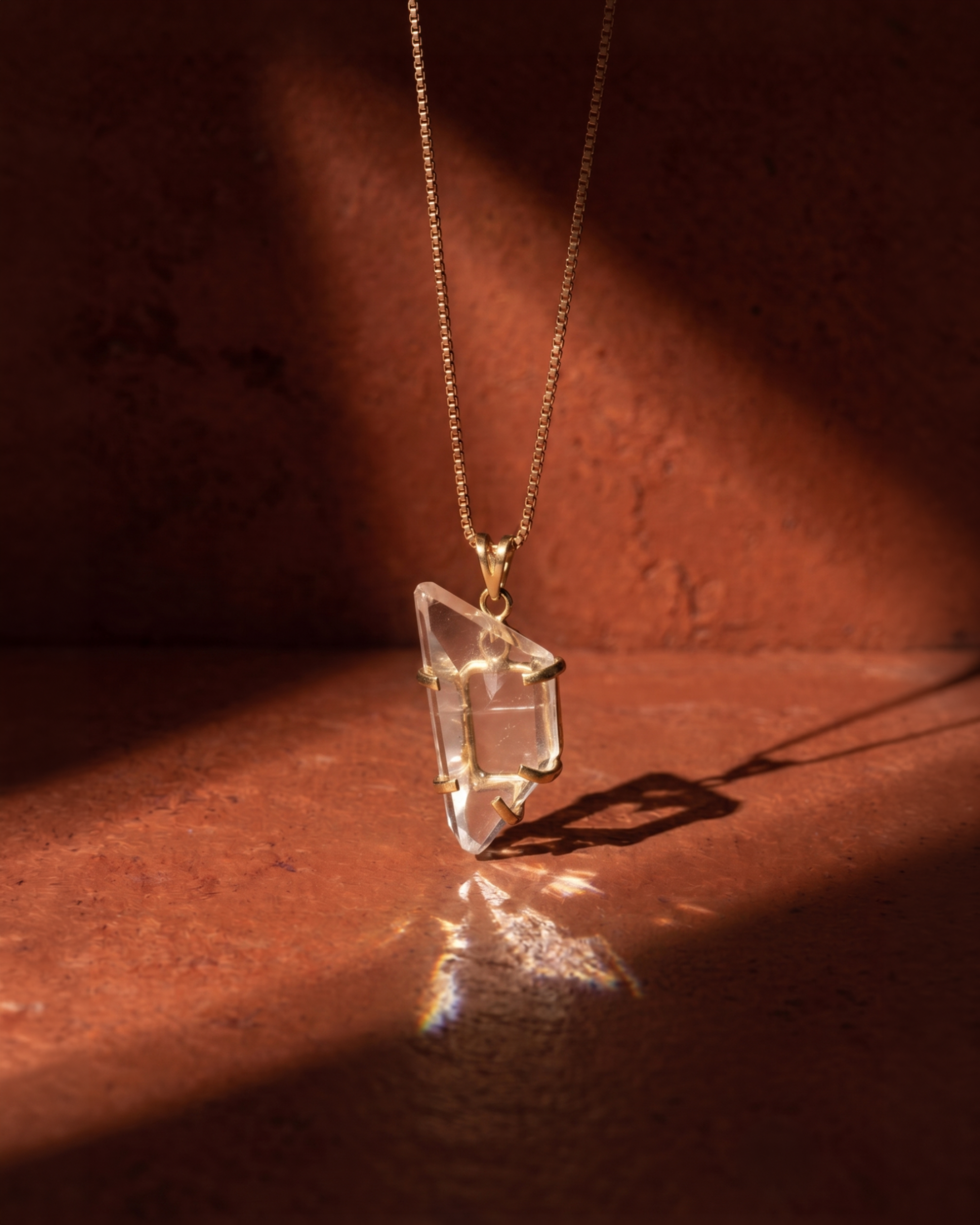 Collar de Cuarzo Lemuriano