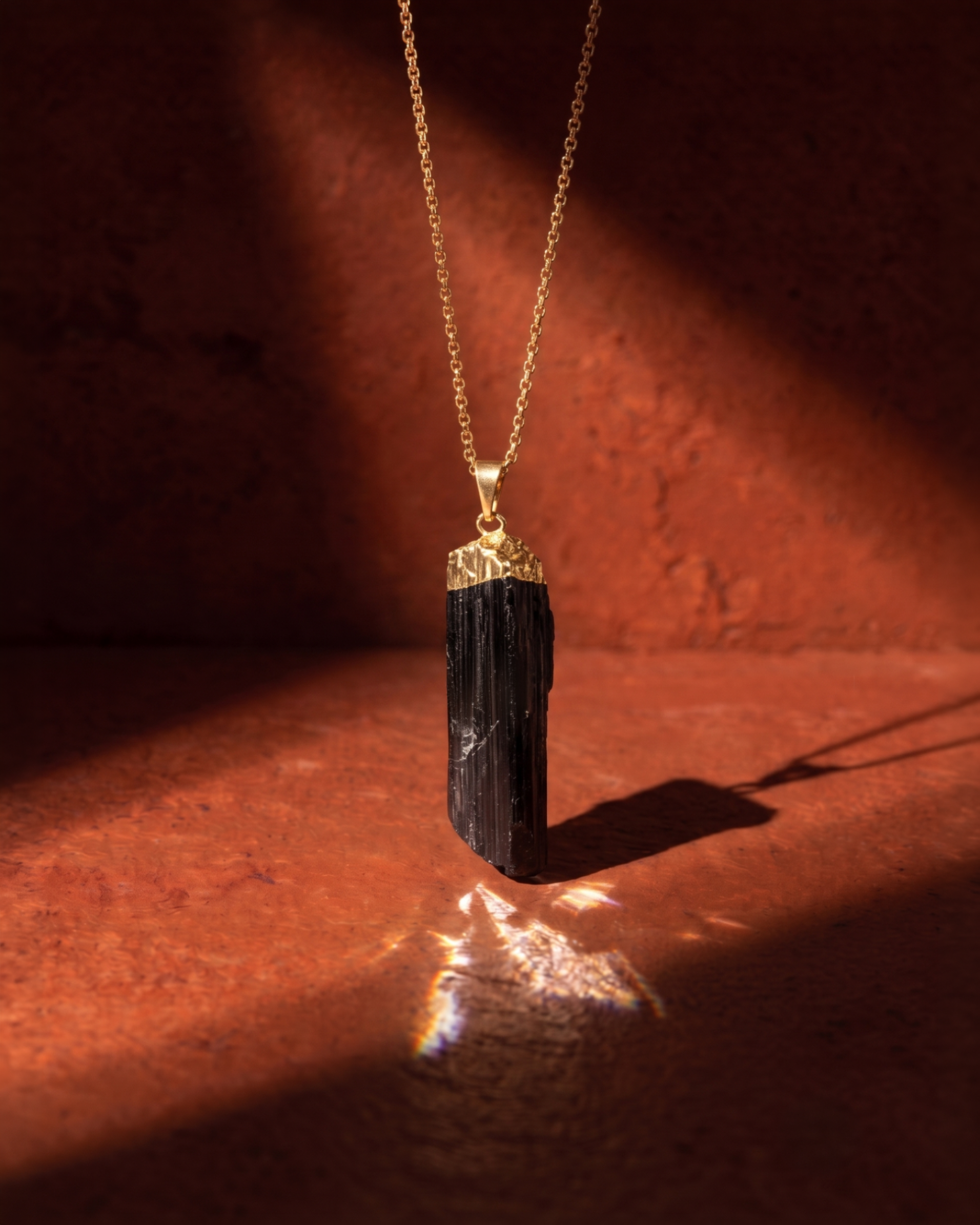 Collar de Turmalina Negra
